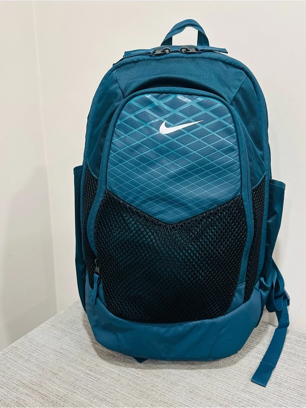 nike backpack vapor energy Power Heathered Training Backpack, Black – access outer pockets and a side zip compartment make it simple to keep smaller essentials close at hand Nike Max Air Vapor Energy